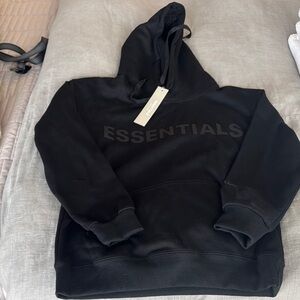 Fear of God Essentials Black Hoodie